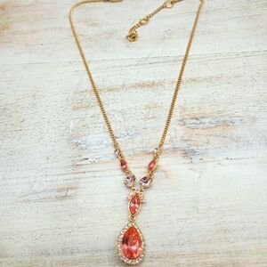 Givenchy Gold-tone Stone Necklace